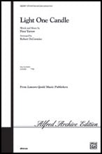 Light One Candle SATB choral sheet music cover